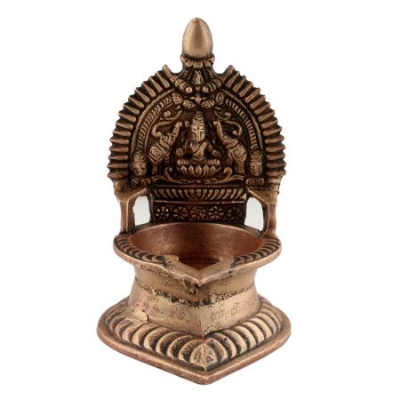 Handmade Deepalakshmi Ashtadhatu Oil Lamp